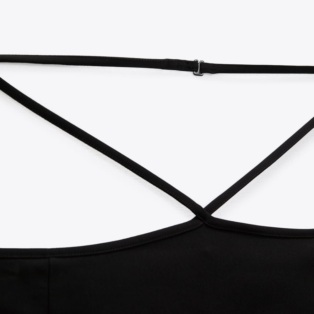 NWT ZARA MINI SKIRT BLACK - Picture 5 of 7